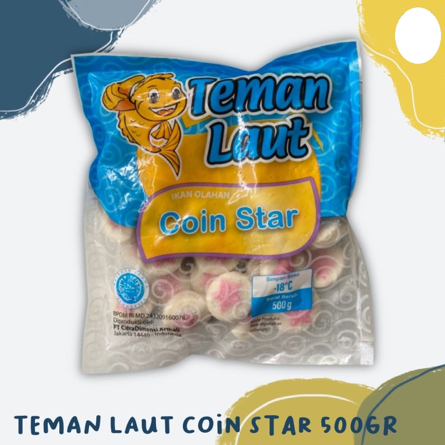 COIN STAR TEMAN LAUT 500GR HALAL OLAHAN IKAN HALAL