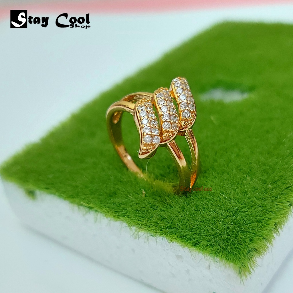 Cincin xuping Korea Import wanita terbaru / cincin xuping / cincin / perhiasan wanita / cincin anti