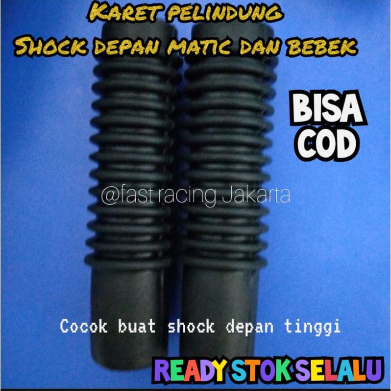 Karet Shock Depan No.1 Universal Semua Motor - Cover Shock Depan  Motor Beat Vario dll