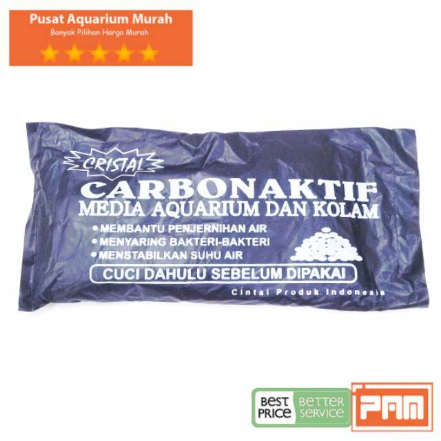 Pusat Aquarium Murah Carbon Karbon Aktif Hitam Filter Air Untuk Menjernihkan Air Kolam Ikan Aquarium