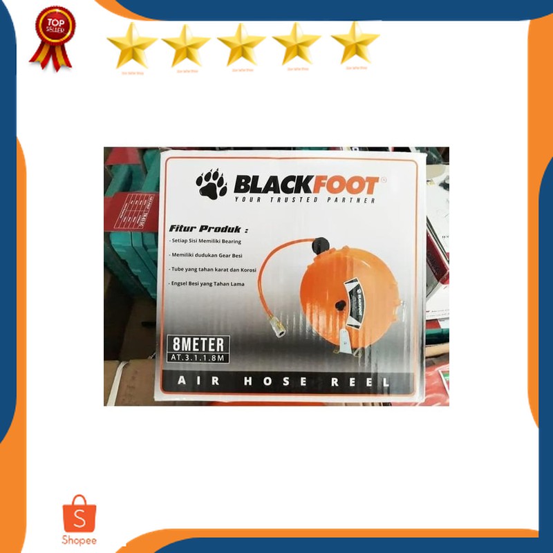 Murah selang kompresor air hose reel BLACKFOOT selang angin kompresor gantung  selang gulung