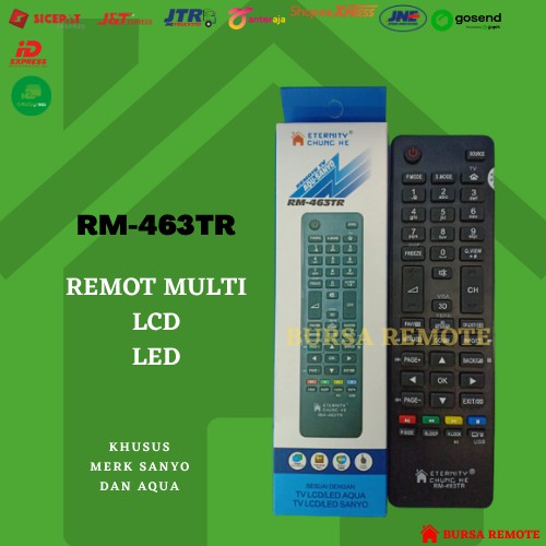 Remot Remote TV Sanyo Aqua Haier LCD LED multi chunghe 463