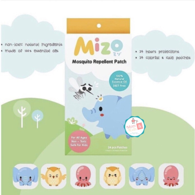 Mizo Mosquito Repellent Sticker Patch 24 pcs | Stiker Anti Nyamuk