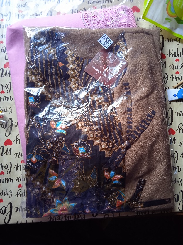 Blouse Batik Wanita Motif Kombinasi Moscrepe Tile Blus Murah Berkualitas Batik