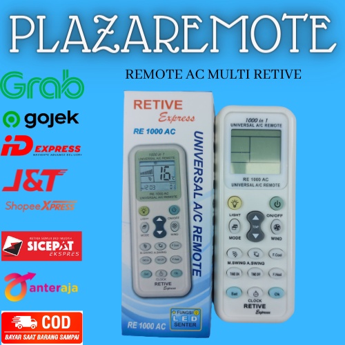 REMOTE AC SPLIT LOW WATT UNIVERSAL MULTI CHINA DLL RETIVE 1000