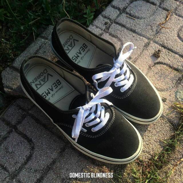 Vans Authentic x beams black white