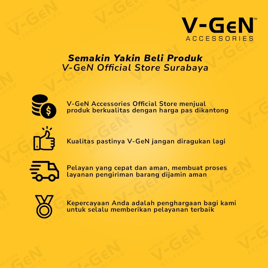 Headset Murah V-GeN Wired Earphone Headset Premium Sound VGEN