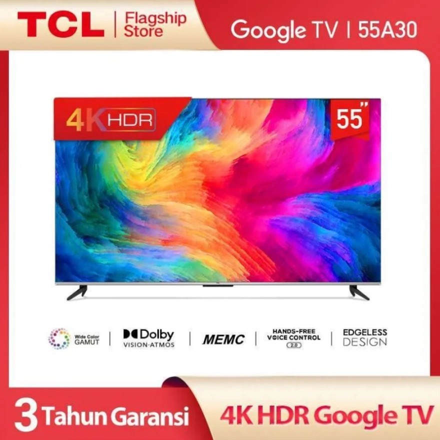 TCL 55A30 55 a30 55 inch Smart TV 4K GOOGLE TV 50a30