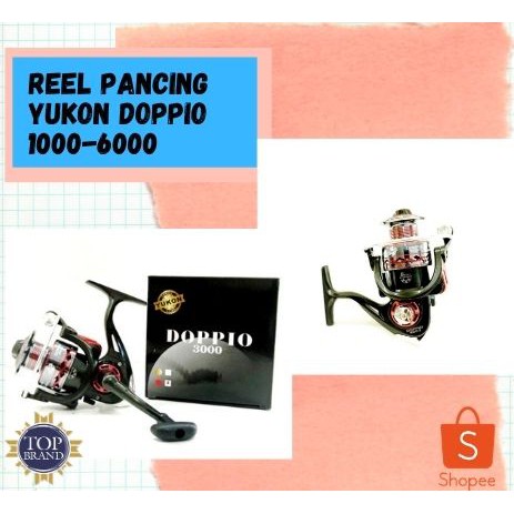 Reel Pancing Laut [ 8 Bearing ] Yukon Doppio 1000-6000