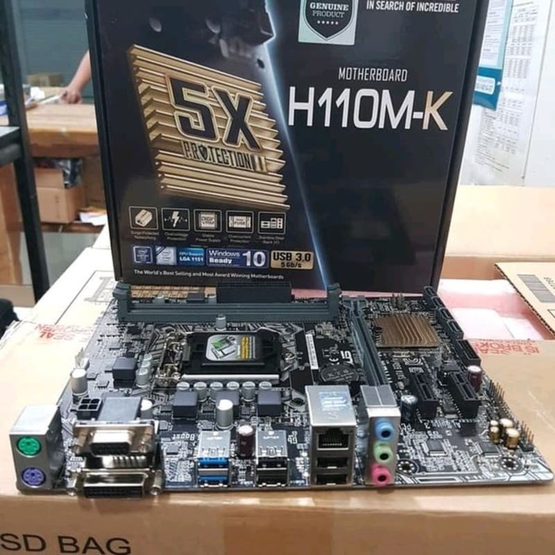 MOTHERBOARD ASUS H110M-K LGA 1151 DDR4 / ASUS H110M K