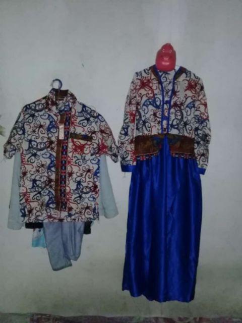 Batik Couple Srg 421 Gamis Velvet,batik Kebaya Sarimbit Srg 421 Gamis Velvet