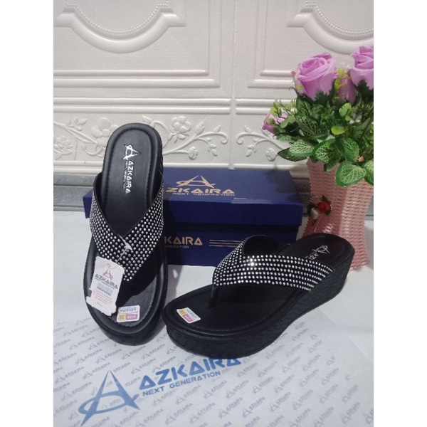 sandal wedges wanita hak 5cm
