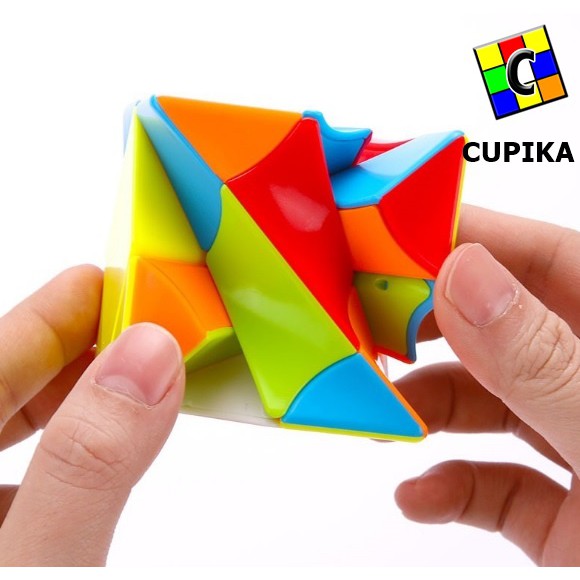 Rubik 3x3 3x3x3 Twisty twisted Puzzle Stickerless