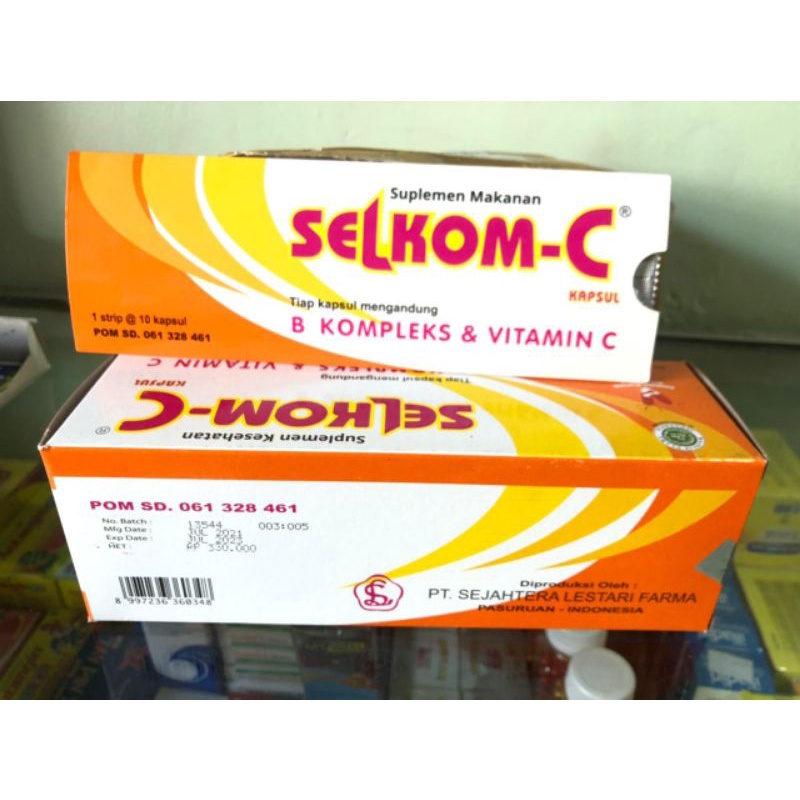 Jual Selkom C / Vitamin C / Vitamin B Komplek / Multivitamin READY ...