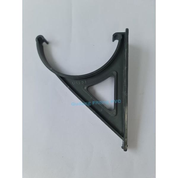 gantungan talang bulat 6 " / gantungan talang oval pvc Grest