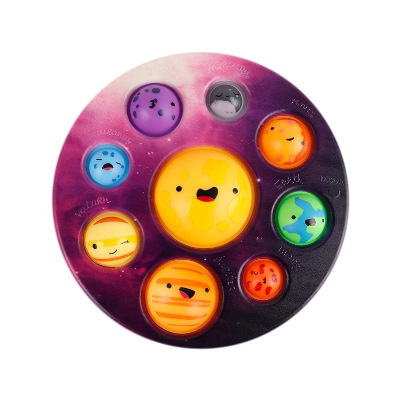2021 Simpl Dimmer Fidget Toys Stress Relief Sensory Simple Dimple Digits Educational Solar System Coloful Funny