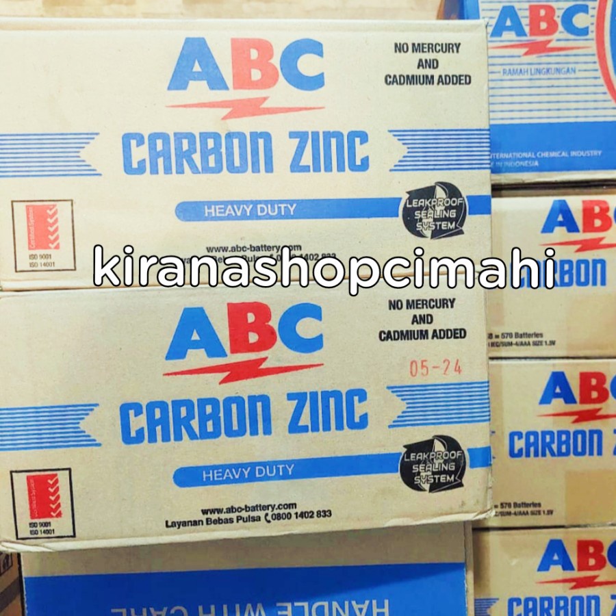 Baterai ABC aaa biru isi 48 lusin / a3 isi 48 renteng