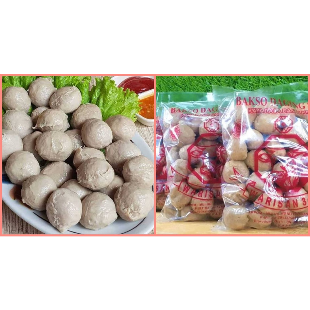 Bakso Warisan isi 50pcs - Bakso Daging Sapi