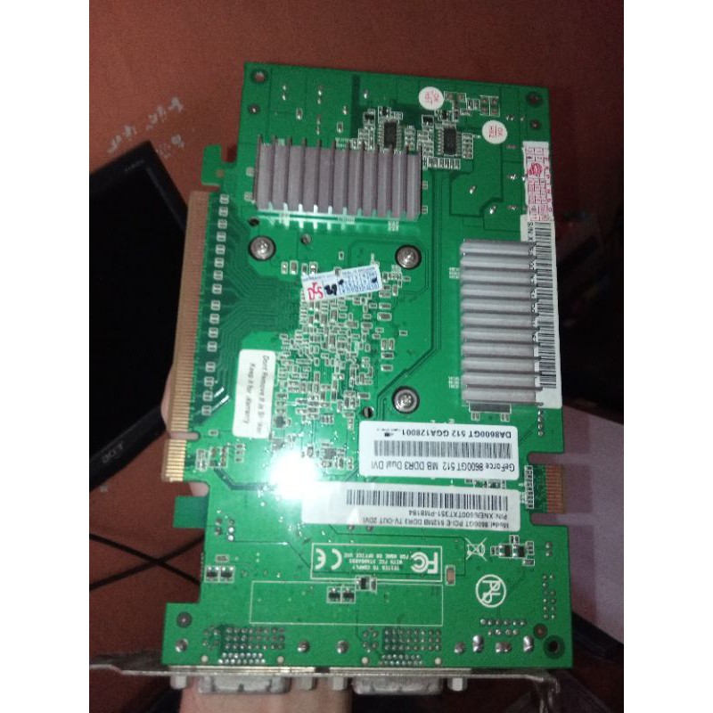 vga pilihan gt8600 512mb ddr3 128bit mulus terwat
