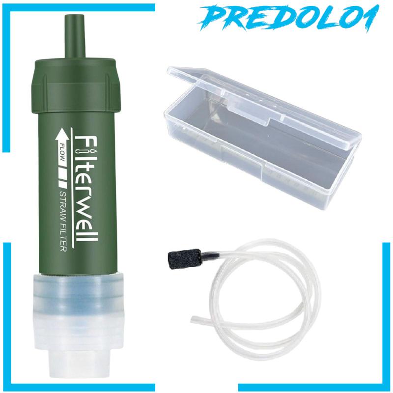 Water Filter Straw Camping Survival Purifier Drinking Travel Emergency Kits