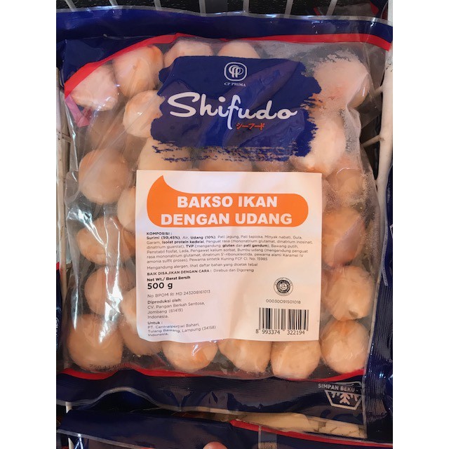 

SHIFUDO Bakso Udang 500 gram