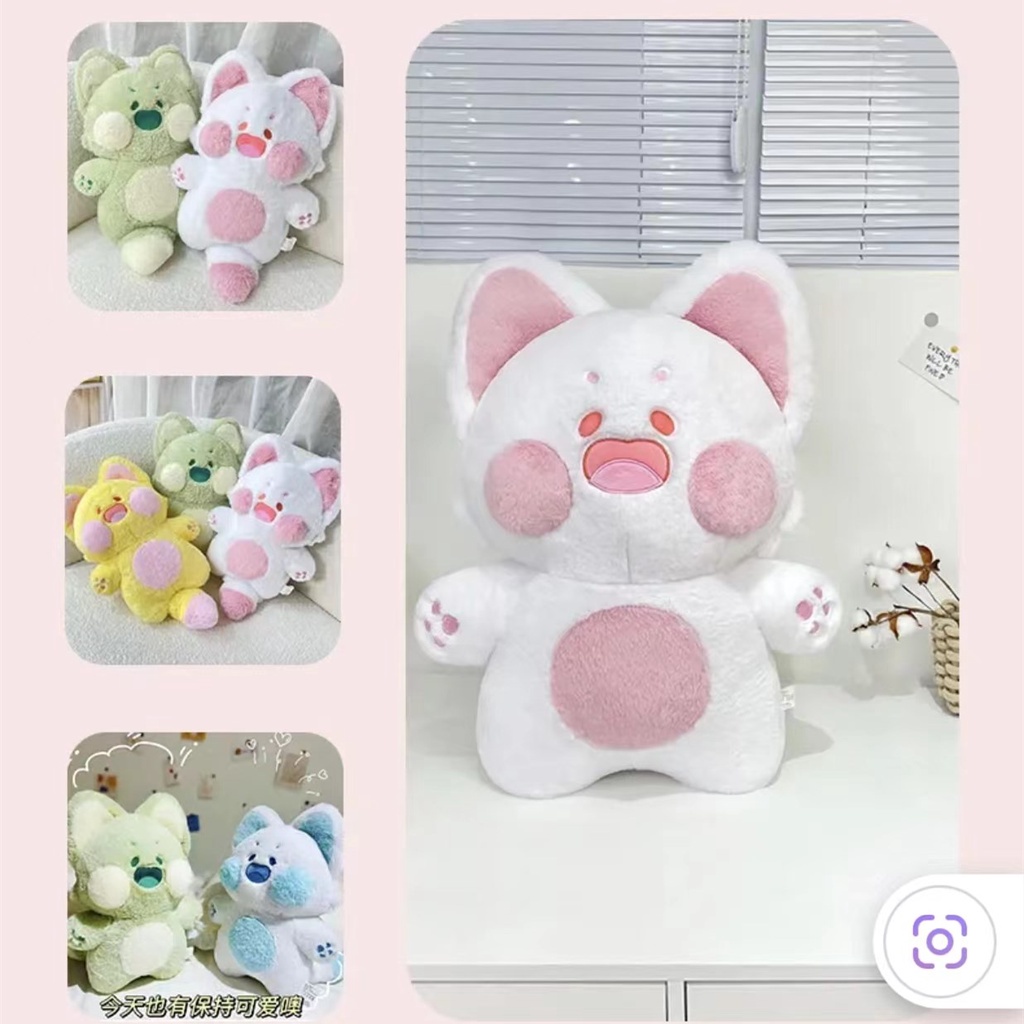 Mainan Boneka stuffed plush Kucing / Beruang Untuk Hadiah Ulang Tahun Anak