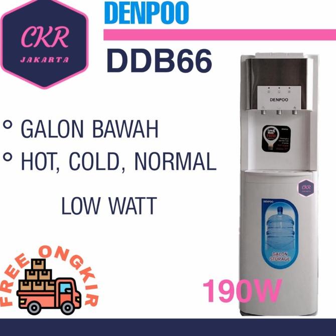 Dispenser Galon Bawah Denpoo DDB 66 Low Watt Trusted Seller