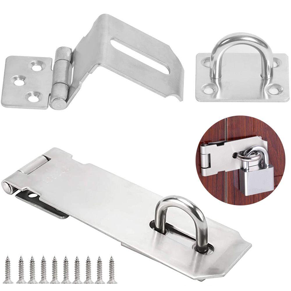 Wonder Padlock Hasp Kait Gudang Stainless Steel Rumah Tangga Anti Maling