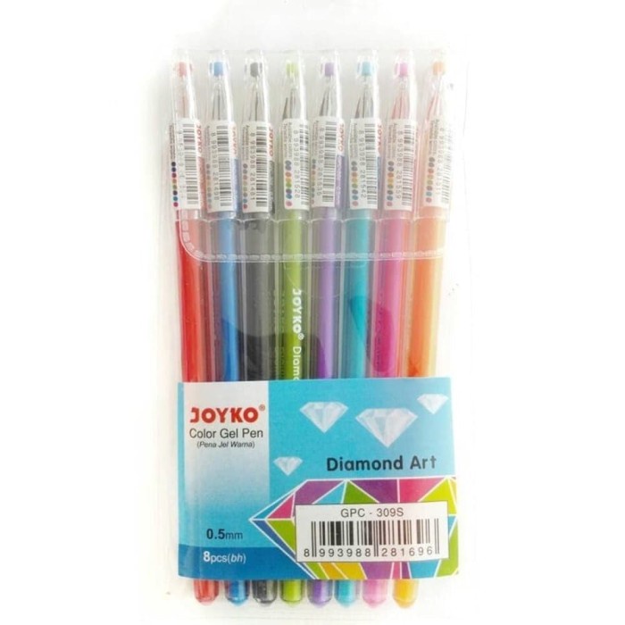 

Sale!!! Pulpen Gel Warna Joyko Diamond Art Diskon