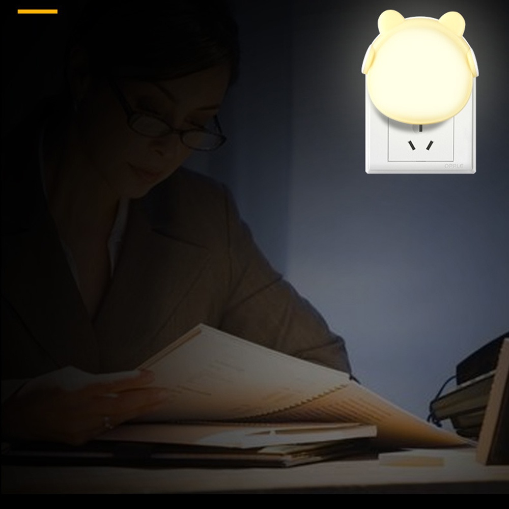 Headphone Bear Light Control Induction Remote Control Small Night Light Plug New Peculiar and Lovely