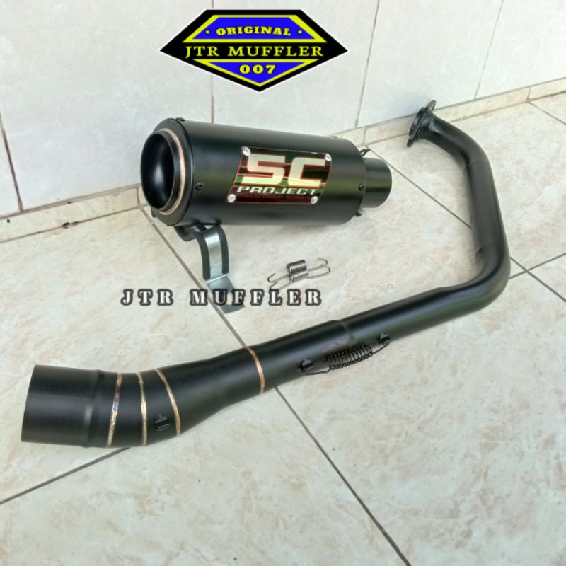 knalpot sc project underbelly R15 Vixion XSR 155 Gsx r150 Xabre Cbr 150r