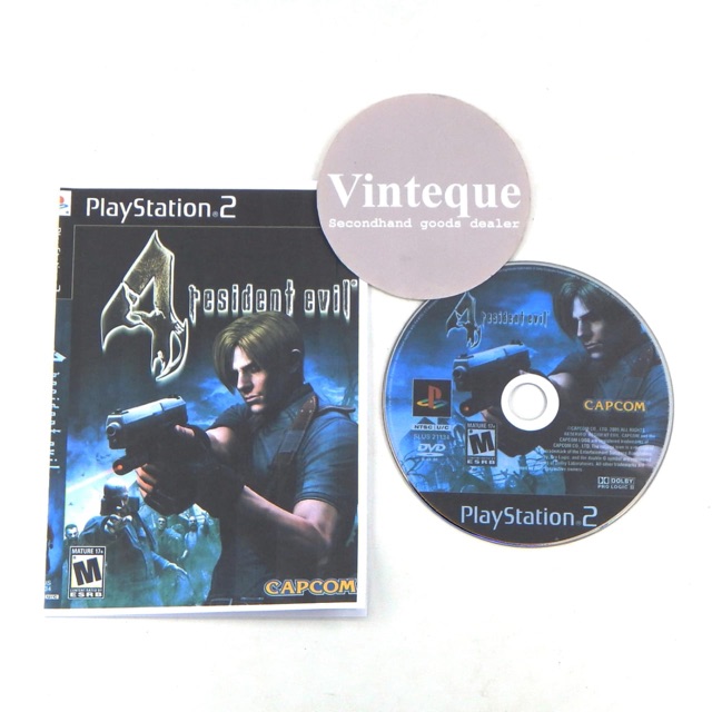 Kaset CD DVD PS Playstation 2 Resident evil 4