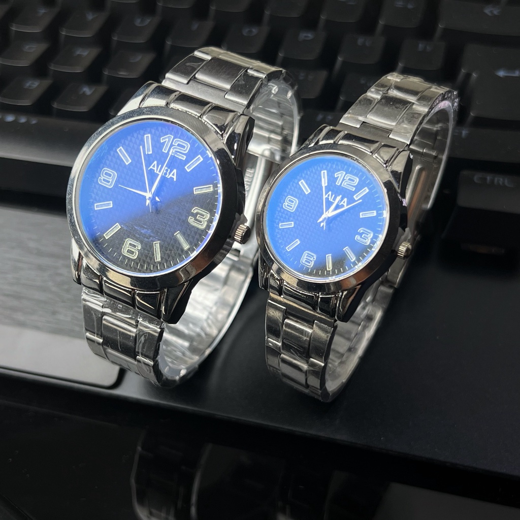 ✅ [Ready Stock] COD JAM TANGAN COUPLE MURAH GROSIR MURAH IMPORT PREMIUM PRIA WANITA AL006