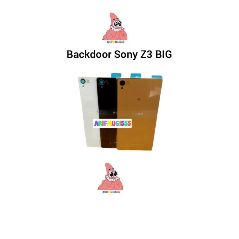 Backdoor Backcover Tutup Belakang Sony Xperia Z3 BIG Original