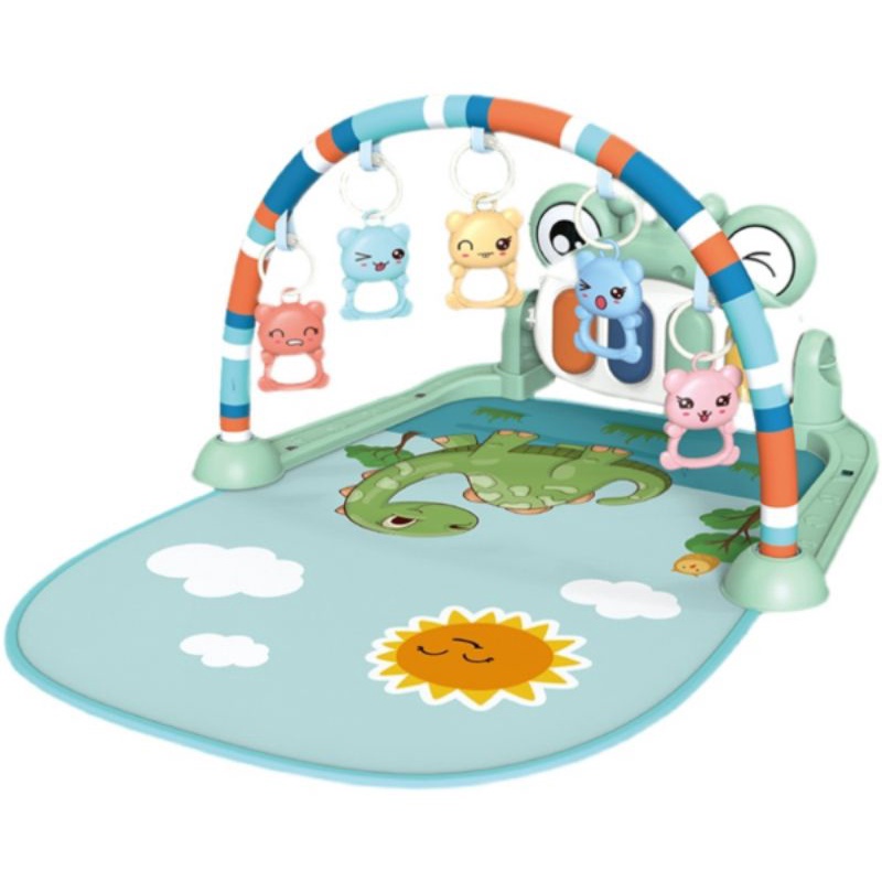LYSASHOP Baby Play Gym Play Mat Mainan Anak Bayi Rattle & Piano Playmat Matras / Kasur Bayi Playgym 