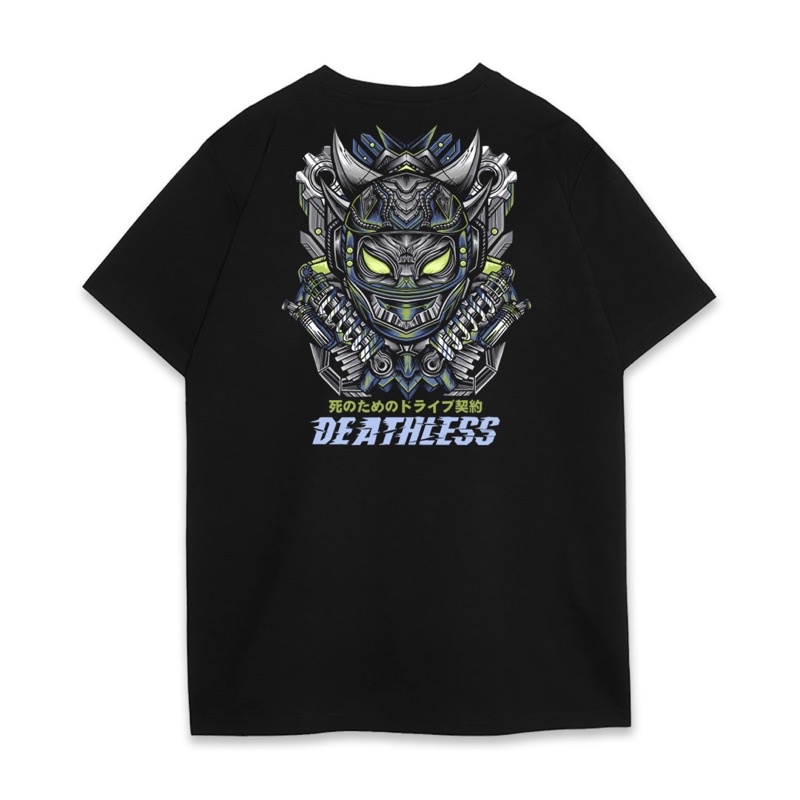 DEATHLESS KAOS | MOTO | HITAM | JAPAN SERIES Baju Tshirt