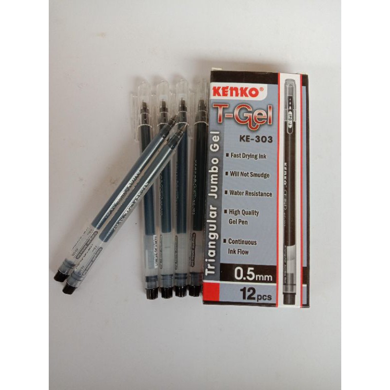 

PULPEN GEL PEN KENKO T - GEL KE - 303 ISI 12 PCS