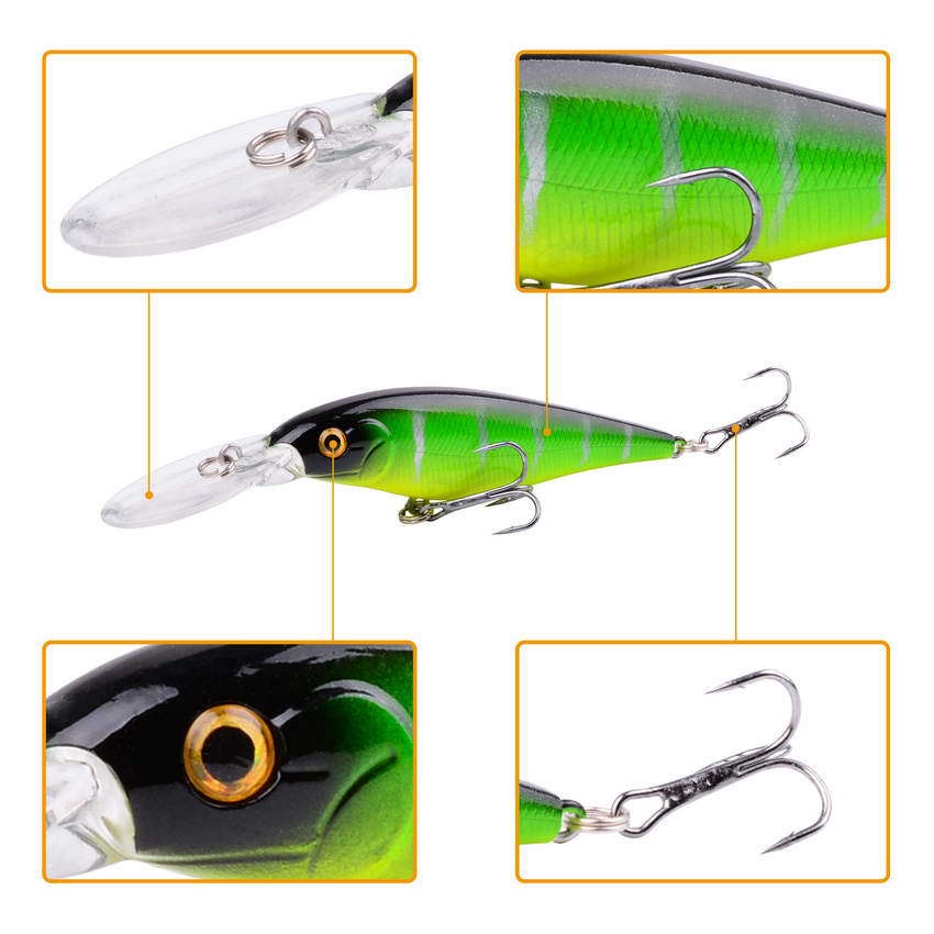 Umpan Pancing Casting ultralight fishing Lure Minnow minow 11cm 10gr