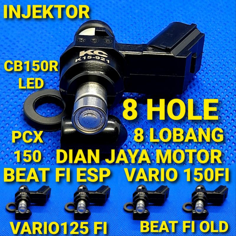 ( KC Premier ) Injektor Injector Racing HONDA CB150R New 8 Hole CBR150 Sonic 150 GTR 150 Pcx 150 Crf