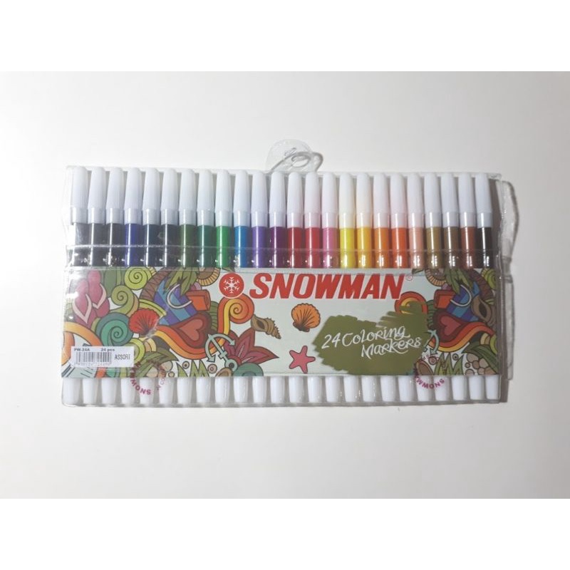 

Snowman Coloring Marker PW 24 A