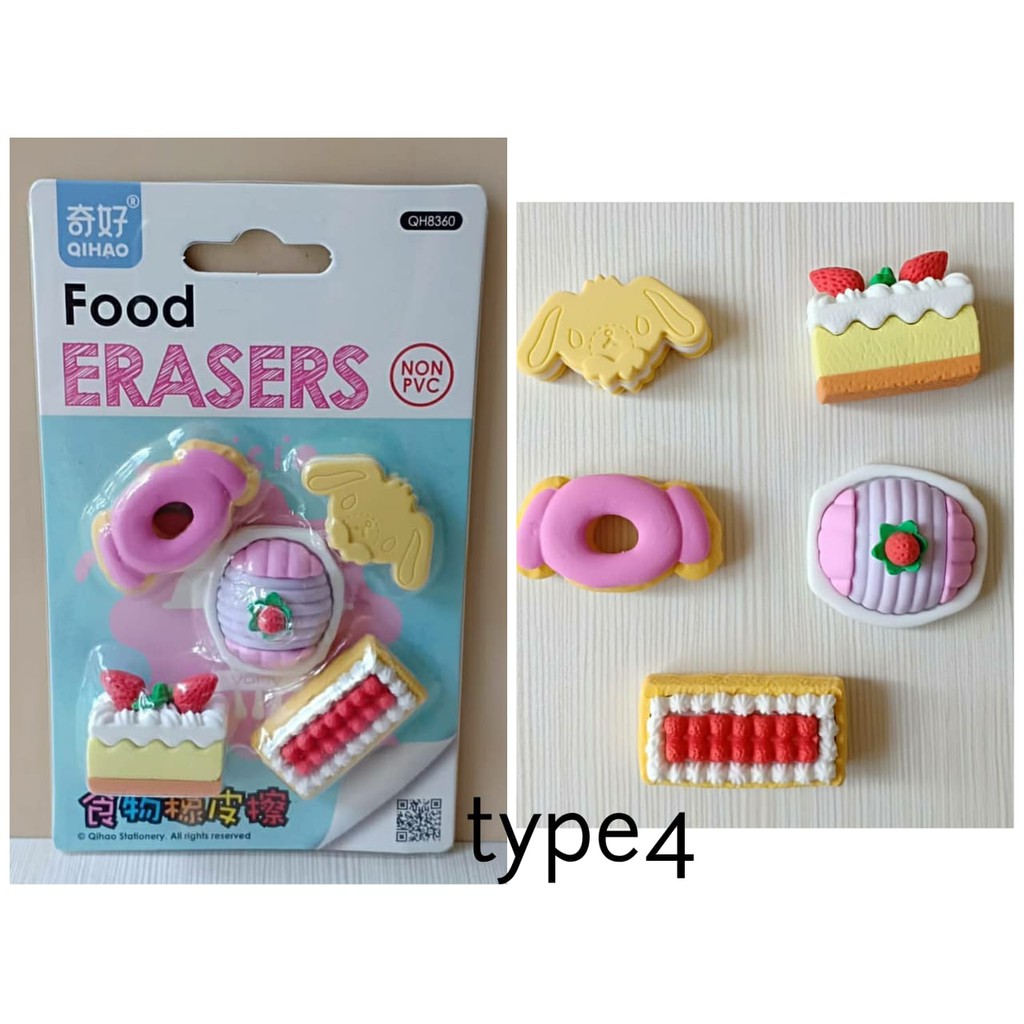

Eraser or Penghapus Puzzle Lucu Food