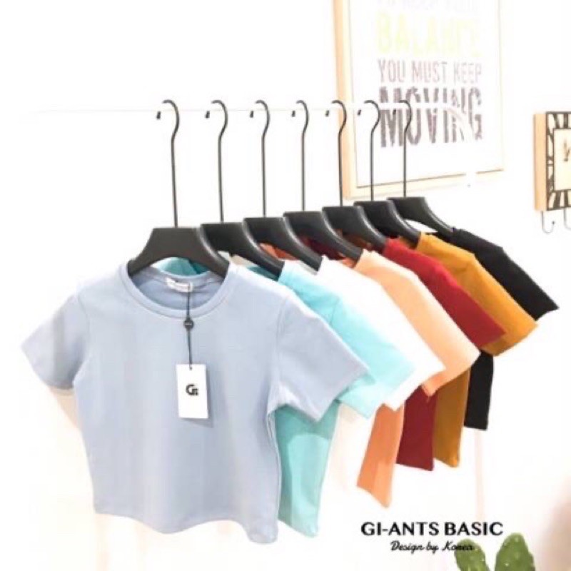 SALE !! VS CC - Giant crop basic/kaos crop wanita