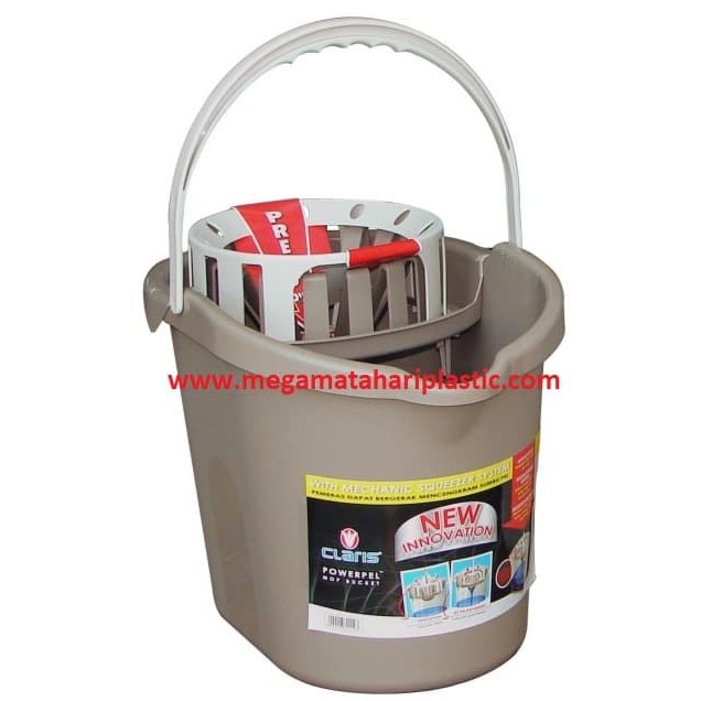 Ember Pel Powerpel Mop Bucket 13 Ltr 3111 Claris