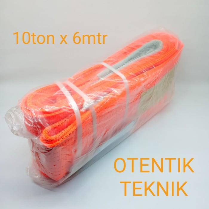 Webbing Sling Belt 10 Ton X 6 Meter - Tali Sabuk 10T X 6M - Webing