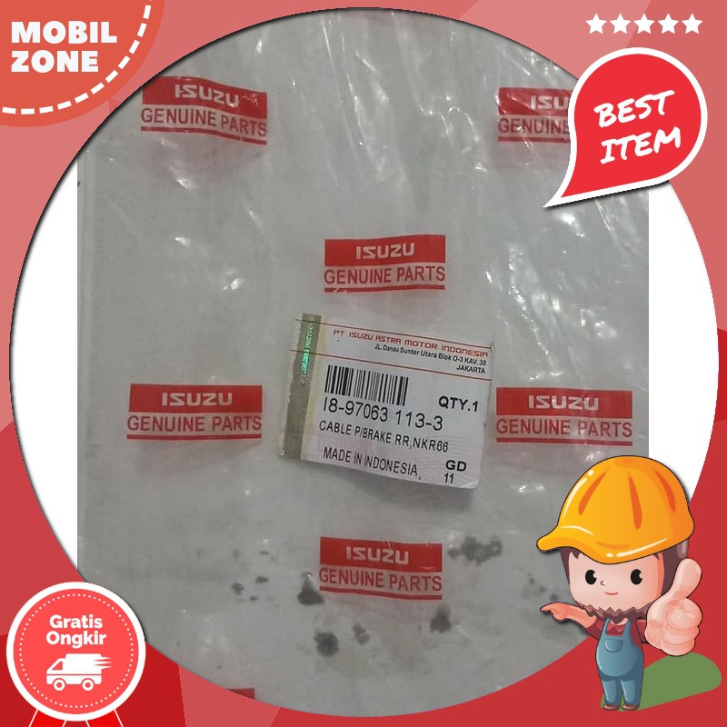 Sparepart Mobil Kabel Rem Tangan Belakang Isuzu Elf Nkr 66