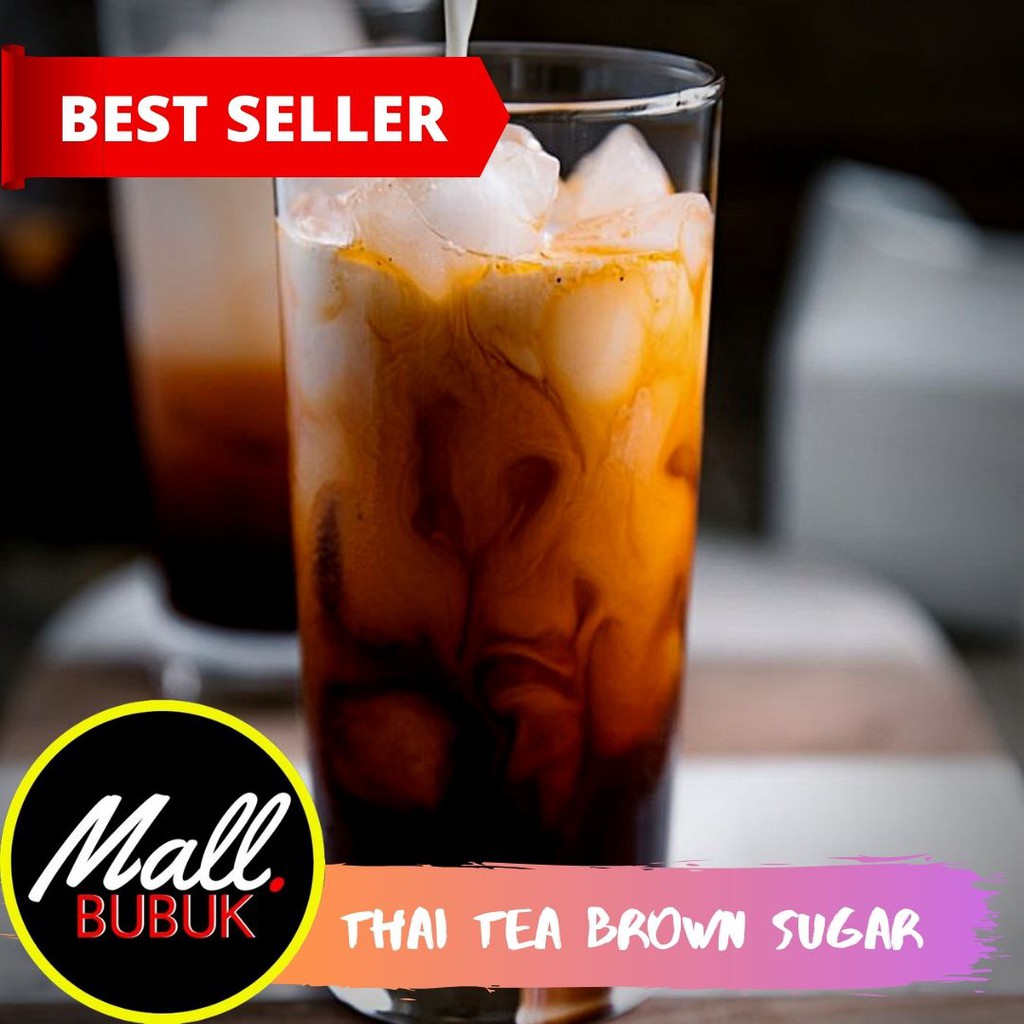 

Bubuk Minuman rasa THAI TEA BROWN SUGAR 1Kg / Bubuk Minuman THAI TEA BROWN SUGAR 1Kg