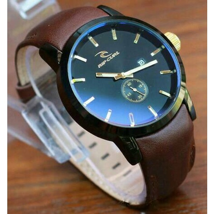 Jam Tangan Pria Terbaru Murah COD Fashion Keren Watch Z4H1 Jam Tangan Pria Ripcurl Detroit Kulit Jam