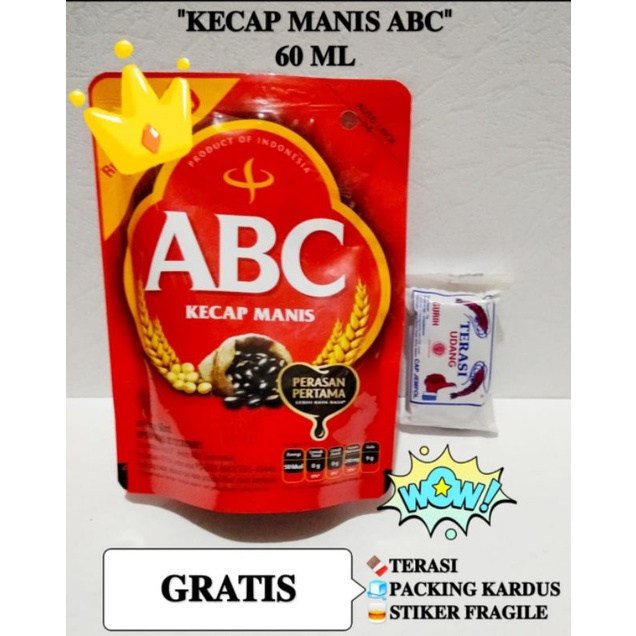 

Kecap Manis ABC GRATIS terasi khas Cirebon