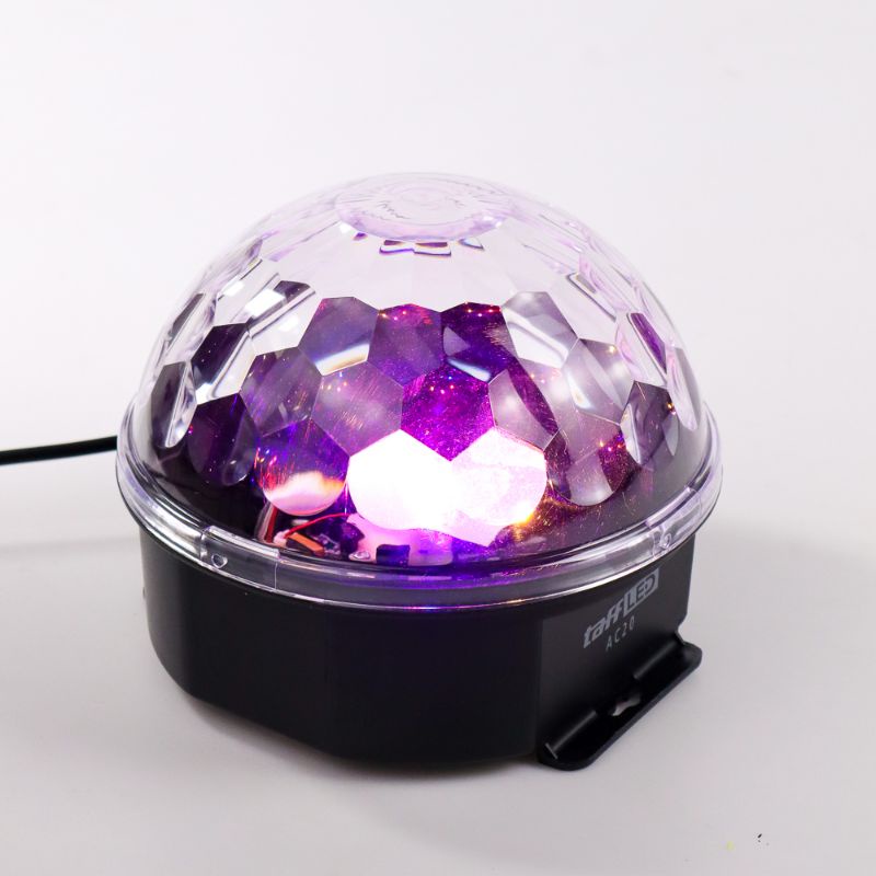 Lampu proyektor LED crystal magic ball disco light 20w