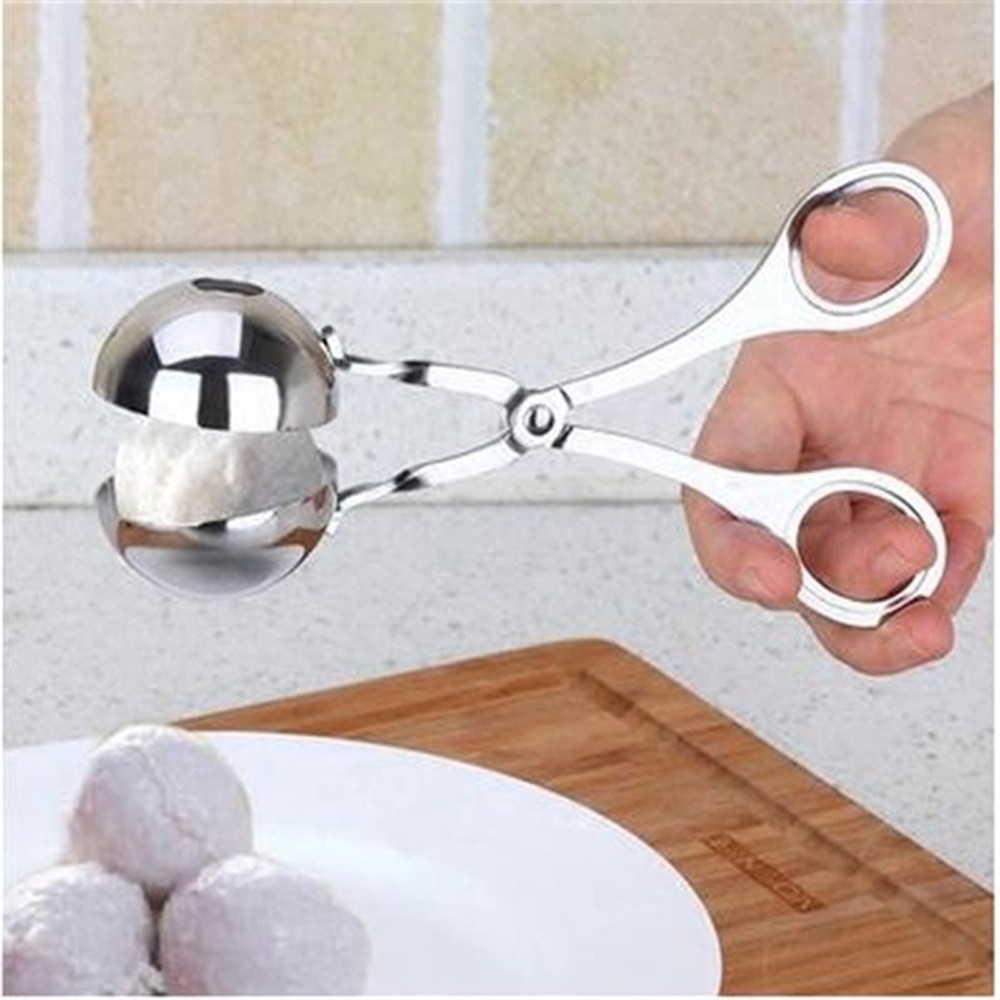 ALAT CETAKAN BAKSO BASO STAINLESS STEEL SCOOP ES KRIM ADONAN DAGING ICE CREAM BOLA PEMPEK LA022S3